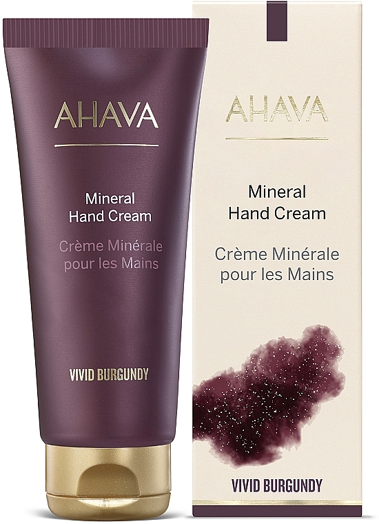 Krem do rąk - Ahava Vivid Burgundy Mineral Hand Cream — Zdjęcie N2