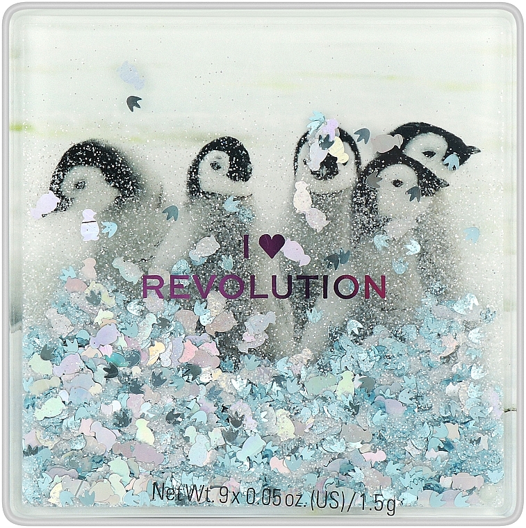 Paletka cieni do powiek - I Heart Revolution Snow Globe Eyeshadow Palette — Zdjęcie N2