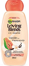 Kup Wygładzający szampon do włosów suchych Makadamia - Garnier Ultra Doux Loving Blends Shampoo Vanille&Papaya