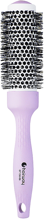 Szczotka termiczna do włosów, 34 mm, różowa - Hairway Eco