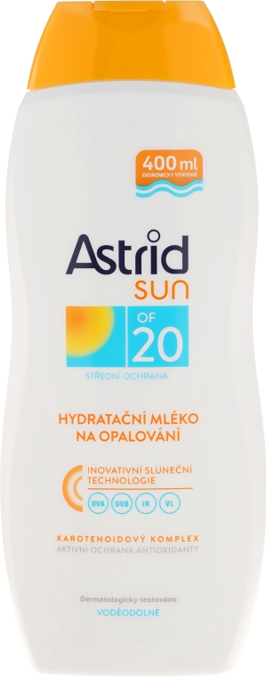 Przeciwsłoneczne mleczko nawilżające SPF 20 - Astrid Sun Moisturizing Suncare Milk  — Zdjęcie N1