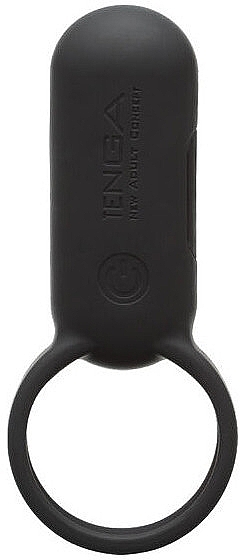 Pierścień erekcyjny, czarny - Tenga SVR Smart Vibe Ring — Zdjęcie N1