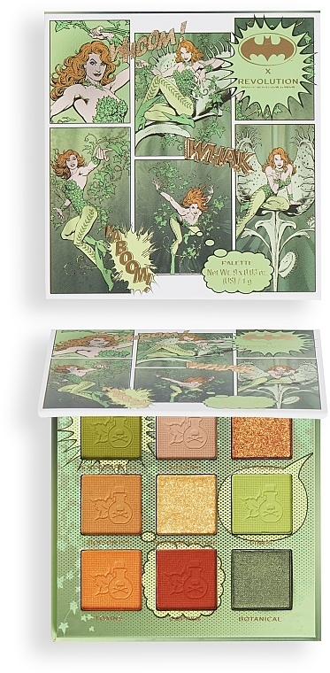 Paleta cieni do powiek - Makeup Revolution X DC Poison Ivy Botanical Beauty Palette — Zdjęcie N1