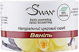 Naturalny scrub cukrowy Wanilia dla skóry normalnej i mieszanej - Swan — Zdjęcie N2