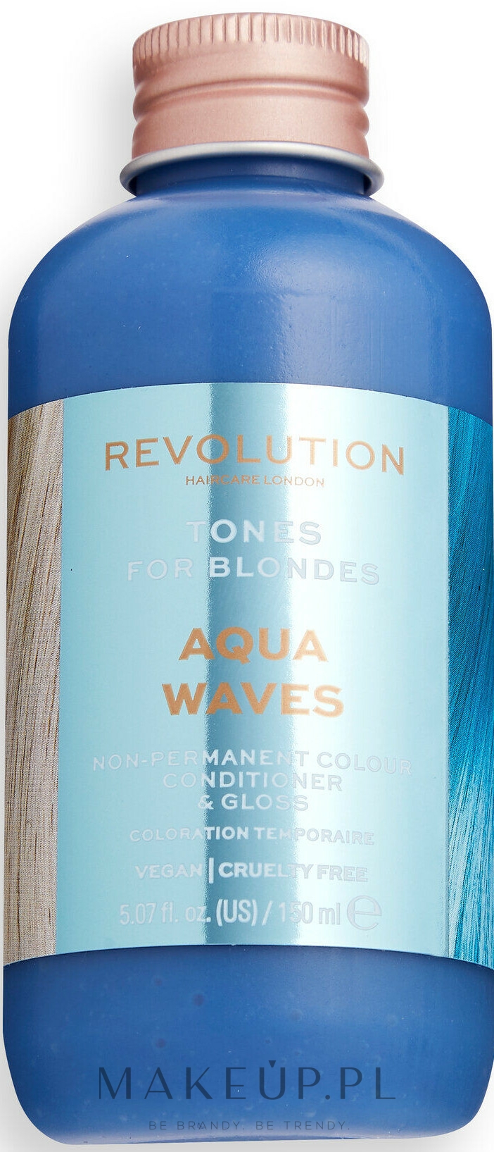 Koloryzujący balsam do blond włosów - Makeup Revolution Tones For Blondes — Zdjęcie Aqua Waves