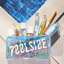 Przezroczysta kosmetyczka z holograficznym wzorem - Catrice Poolside Of Life Pool Bag — Zdjęcie N2