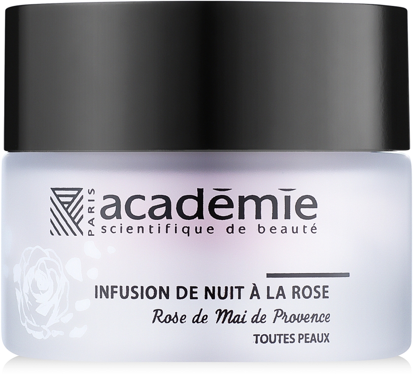 Różany krem regenerujący na noc - Académie Night Infusion Rose Cream — Zdjęcie N2
