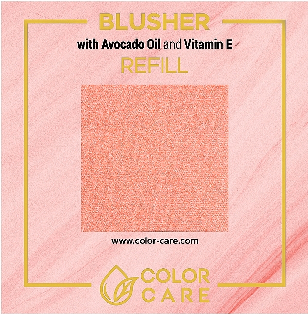 Róż z olejkiem z awokado i witaminą E - Color Care Blusher  — Zdjęcie N1