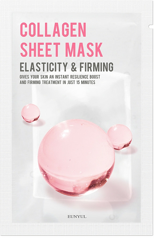 Koreańska maseczka do twarzy z kolagenem - Eunyul Purity Collagen Sheet Mask — Zdjęcie N1