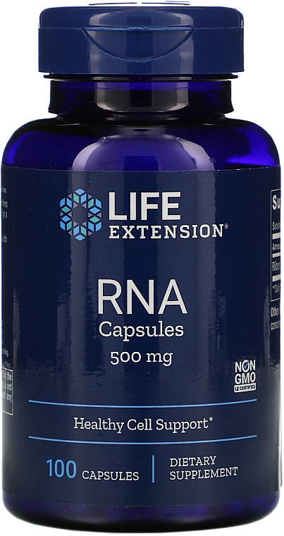 Kwas rybonukleinowy RNA w kapsułkach - Life Extension RNA — Zdjęcie N1
