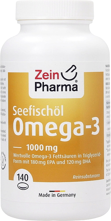 Suplement diety Omega-3, 1000 mg - ZeinPharma Omega-3 Gold Brain Edition — Zdjęcie N1