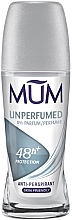 Antyperspirant w kulce Bez zapachu - Mum Unperfumed Roll On Anti-perspirant — Zdjęcie N1