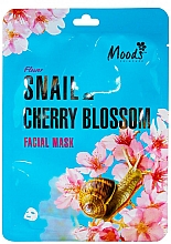 Kup Odżywcza maska w płacie do cery normalnej i tłustej - Moods Snail Cherry Blossom Facial Mask