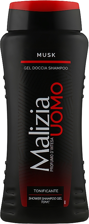 Żel-szampon pod prysznic dla mężczyzn	 - Malizia Uomo Musk Shower Shampoo Gel — Zdjęcie N1