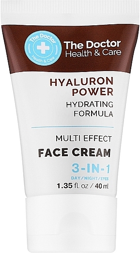 Krem do twarzy 3 w 1 - The Doctor Health & Care Hyaluron Power Face Cream — Zdjęcie N1