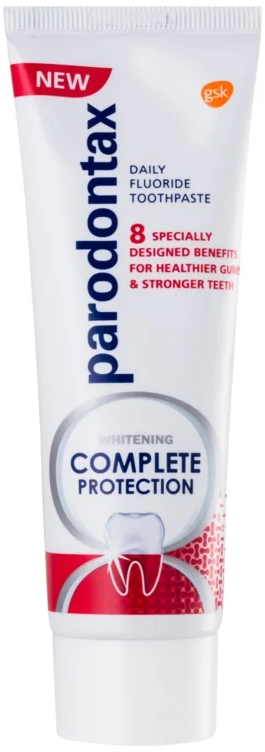 Wybielająca pasta do zębów z fluorem - Parodontax Whitening Complete Protection Toothpaste — Zdjęcie N1
