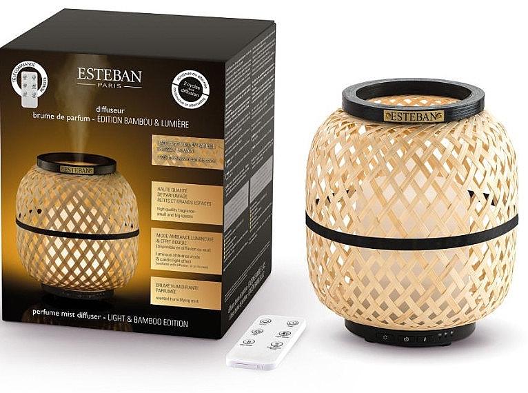 Dyfuzor ultradźwiękowy - Esteban Diffuser Light & Bamboo Edition  — Zdjęcie N1