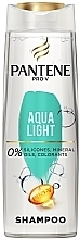 PRZECENA! Lekki szampon nawilżający do włosów cienkich i ze skłonnością do przetłuszczania się - Pantene Pro-V Aqua Light * — Zdjęcie N2