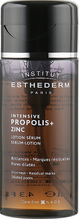 Płyn do twarzy na bazie propolisu i cynku - Institut Esthederm Intensive Propolis + Zinc Serum-Lotion — Zdjęcie N1