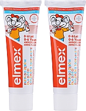 Kup Zestaw past do zębów mlecznych dla dzieci 0–6 lat - Elmex (2 x t/paste 50 ml)