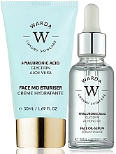Kup Zestaw - Warda Skin Hydration Boost Hyaluronic Acid (f/cr/50ml + oil/serum/30ml)