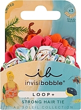 Bransoletka-gumka do włosów, 3 szt. - Invisibobble Loop+ Au Soleil Beachy Bliss — Zdjęcie N1