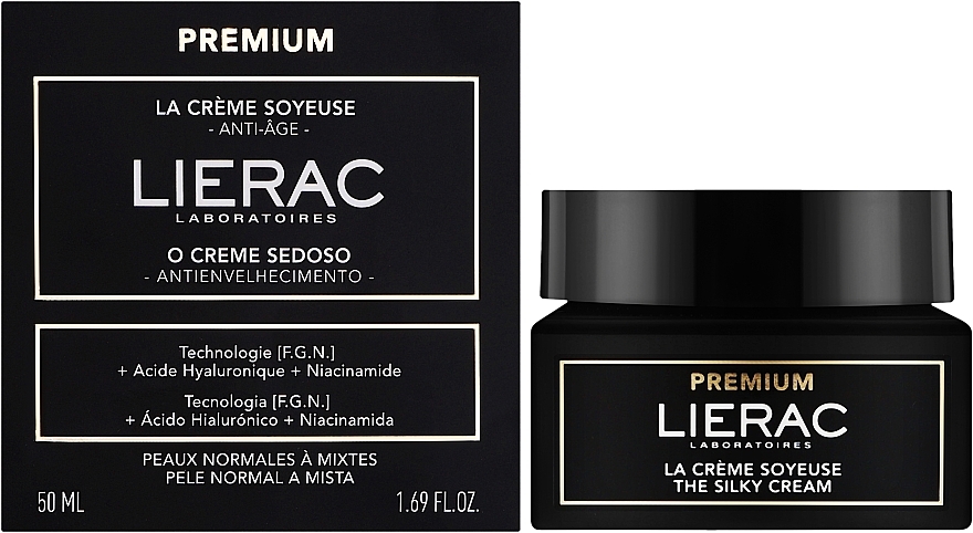 Krem przeciwstarzeniowy do twarzy - Lierac Premium The Silky Cream — Zdjęcie N2
