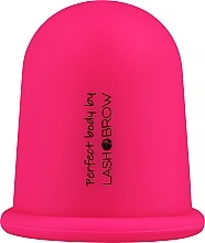 Kup Silikonowa bańka antycellulitowa do masażu ciała, XL, różowa - Lash Brow