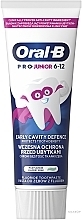 Pasta do zębów dla dzieci w wieku 6-12 lat - Oral-B Pro Junior 6-12 Early Cavity Defence Fluoride Toothpaste — Zdjęcie N2