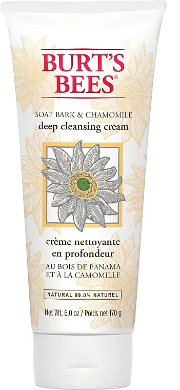 Kremowe mydło do oczyszczania twarzy - Burt's Bees Soap Bark & Chamomile Deep Cleansing Cream