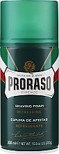 Pianka do golenia Mentol i eukaliptus - Proraso Green Shaving Cream — Zdjęcie N3