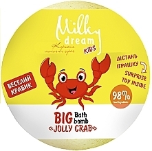 Bomba do kąpieli Wesoły Krab - Milky Dream Kids — Zdjęcie N1