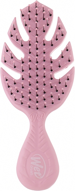 Mini szczotka do włosów - Wet Brush Go Green Mini Detangler Pink — Zdjęcie N1