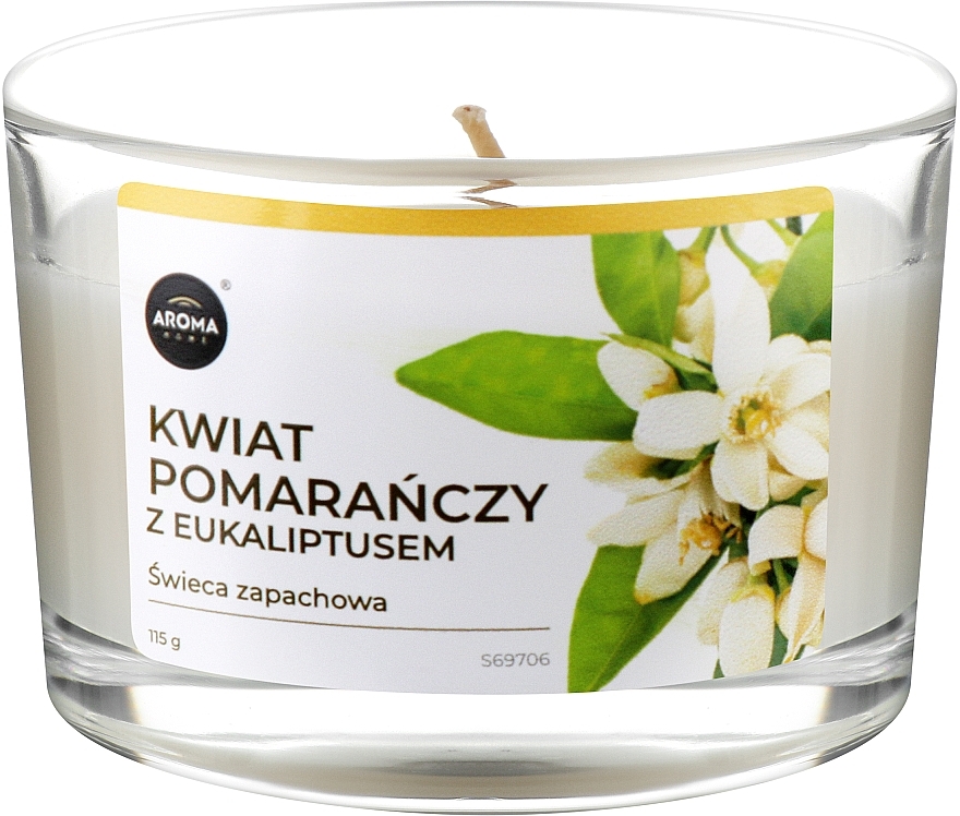 Aroma Home Basic Orange Blossom With Eucalyptus - Świeca zapachowa — Zdjęcie N1