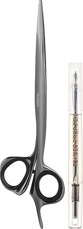 PRZECENA! Nożyczki fryzjerskie, 90059 - Tondeo Cut Premium Line Zentao Black Offset Conblade 6,5" Zoll * — Zdjęcie N1