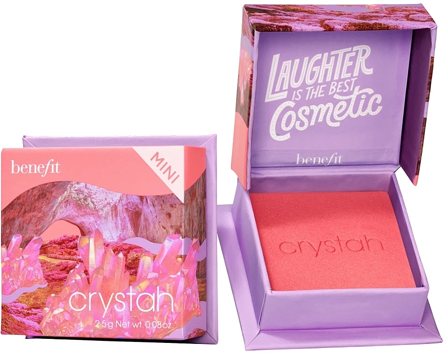 Róż do twarzy - Benefit Crystah Mini Blush — Zdjęcie N1