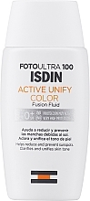 Kup Fluid do twarzy z efektem koloryzującym - Isdin Foto Ultra 100 Active Unify SPF 50+
