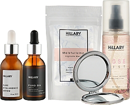 Kup Zestaw kosmetyków do pielęgnacji twarzy - Hillary Face Skin Recovery (ser/30ml + f/oil/30ml + mask/30g + mist/120ml + mirror)