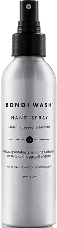 Spray do rąk z pieprzem tasmańskim i lawendą - Bondi Wash Hand Spray Tasmanian Pepper & Lavender — Zdjęcie N2