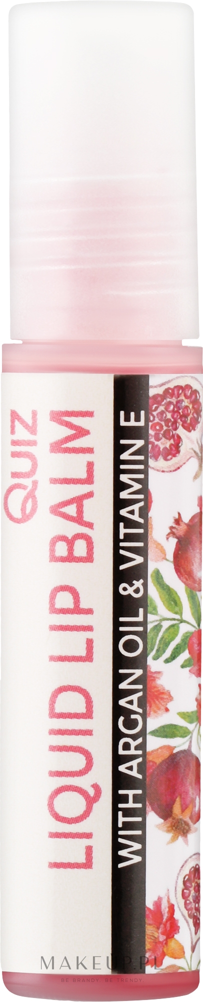 Balsam do ust Granat - Quiz Cosmetics Liquid Lip Balm With Argan Oil & Vitamin E — Zdjęcie 10 ml