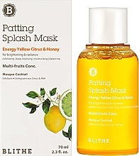 Maska rozświetlająca Energia. Cytrus i miód - Blithe Energy Yellow Citrus and Honey Patting Splash Mask — Zdjęcie N2