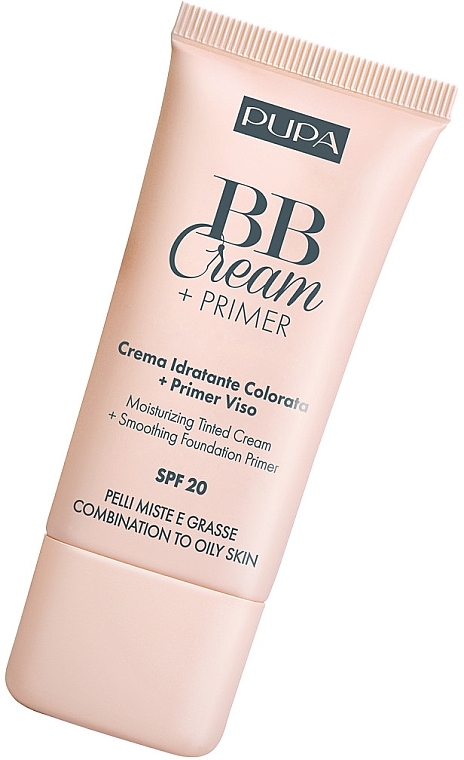 Krem BB + podkład do twarzy - Pupa BB Cream+Primer Combination To Oily Skin SPF20 — Zdjęcie N1