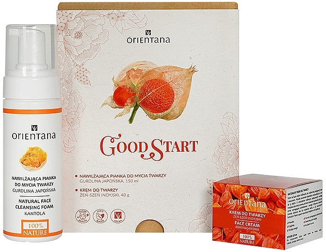 Zestaw - Orientana Good Start (f/cr/40g + f/foam/150ml) — Zdjęcie N1