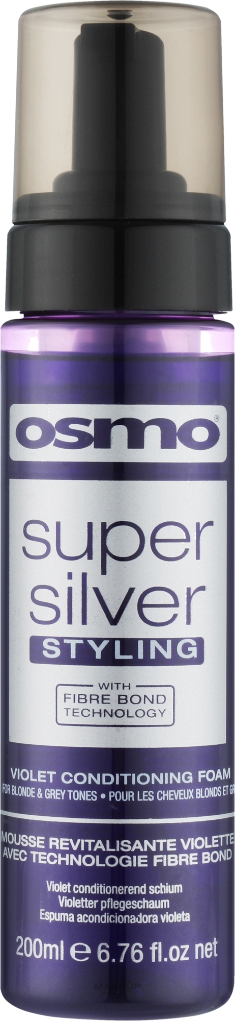 Srebrny spray do odbudowy włosów - Osmo Super Silver Violet Miracle Treatment — Zdjęcie 200 ml