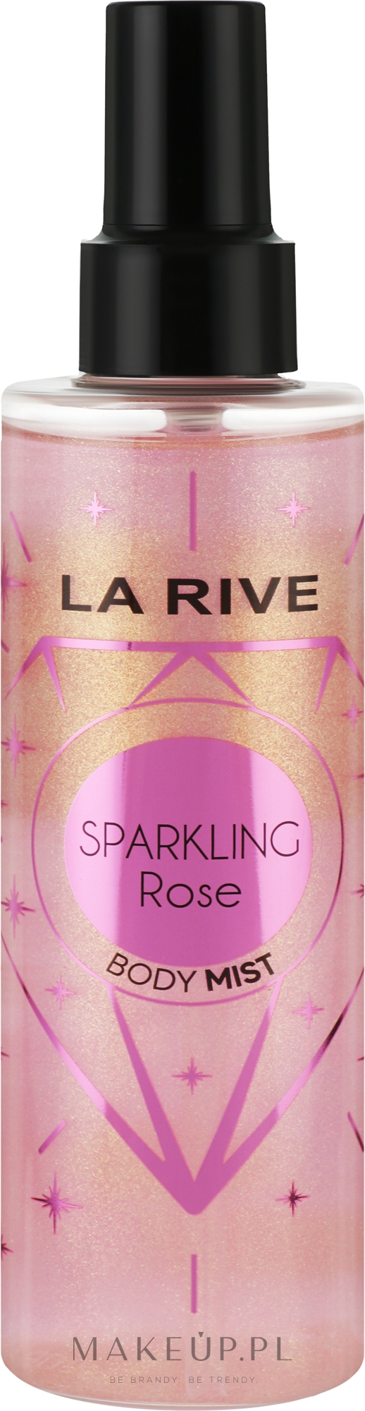 Rozświetlająca mgiełka perfumowana do ciała - La Rive Body Shine Sparkling Rose — Zdjęcie 200 ml
