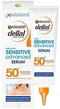 Kup Serum przeciwsłoneczne do ciała - Garnier Delial Sensitive Advanced Serum SPF50+ Ceramide Protect