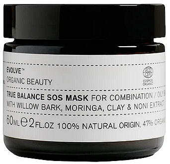 Maska na twarz - Evolve Organic Beauty True Balance SOS Mask — Zdjęcie N1