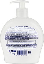 Kremowe mydło płynie Oliwkowe - Lilien Olive Milk Cream Soap — Zdjęcie N2