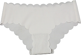 Damskie majtki bezszwowe, białe - Lolita Accessories — Zdjęcie N1