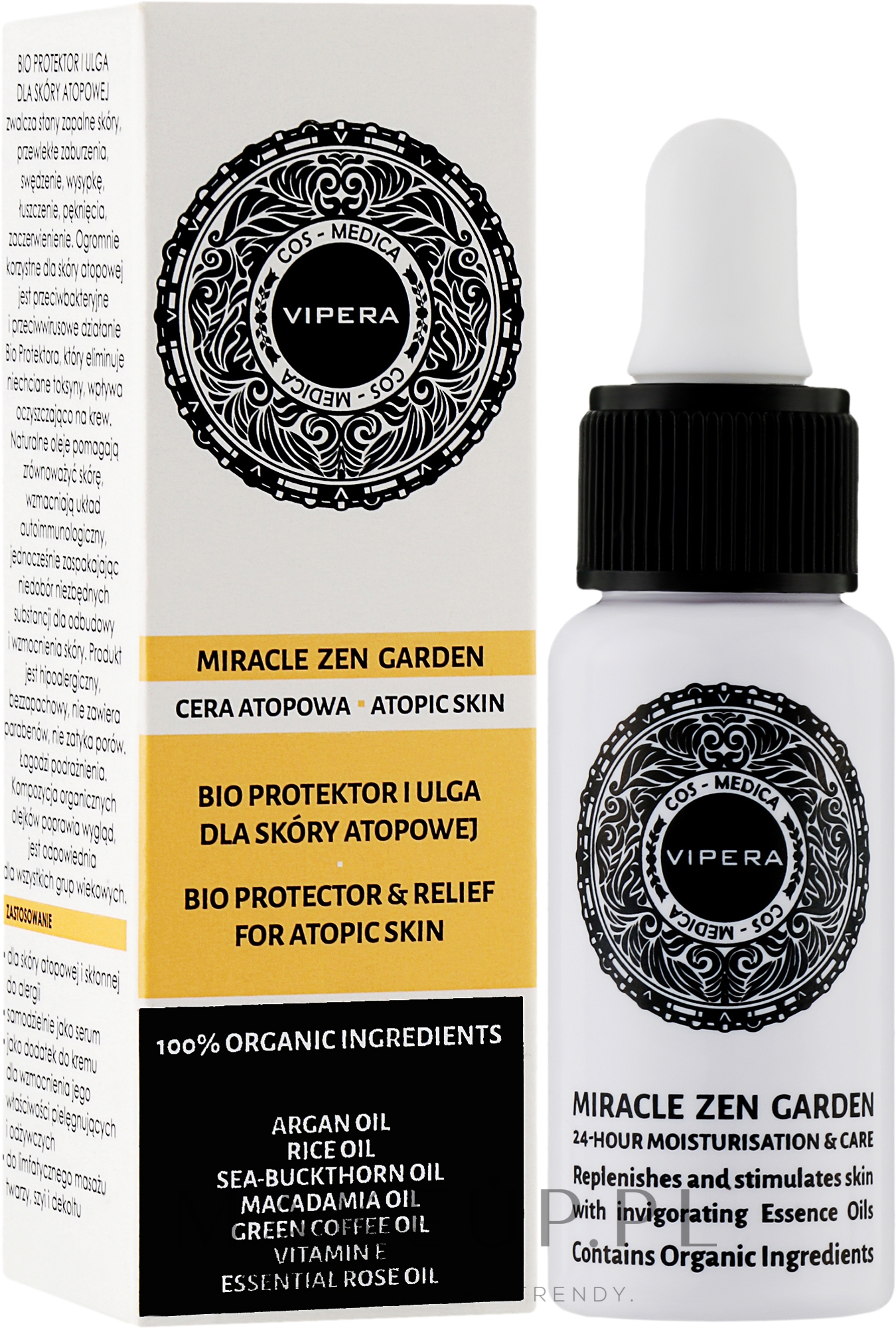 Bioprotektor do skóry atopowej - Vipera Cos-Medica Miracle Zen Garden Bio Protector & Relief For Atopic Skin — Zdjęcie 20 ml